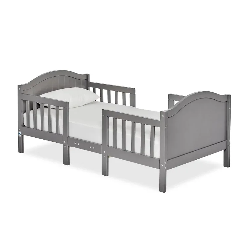 

Portland 3 In 1 Convertible Toddler Bed in Steel Grey, Greenguard Gold Certified, JPMA Certified, Low To Floor Design,