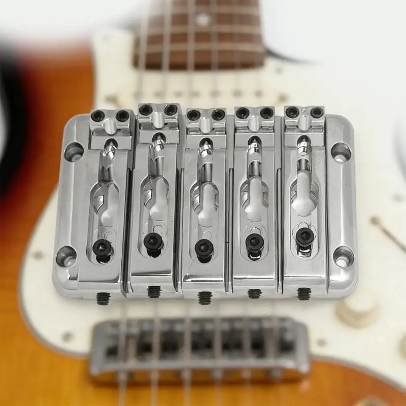 

Durability 5 String Bass Fixed Bridge Easy To Install And Adjust For Precisions