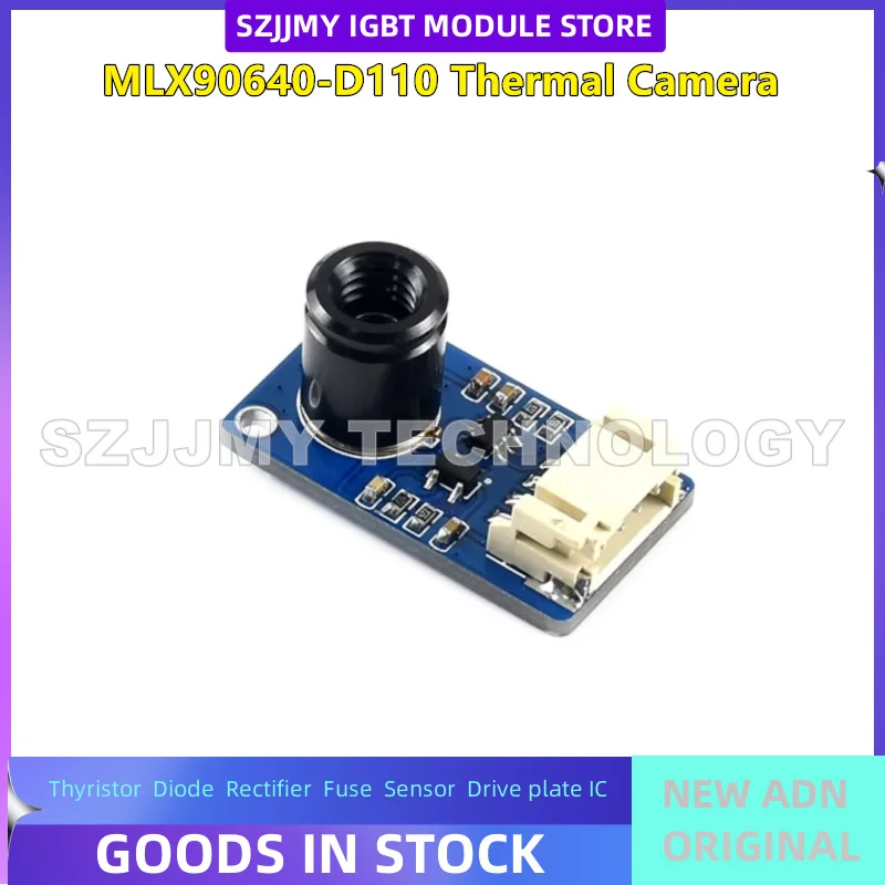 

Raspberry Pi MLX90640 infrared thermal imaging module with 110/55 degree field of view I2C interface