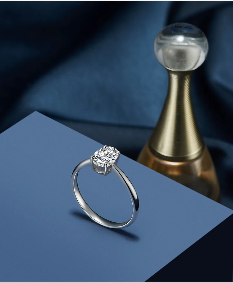 JEWELLWANG IGI-Zertifizierter Ovaler Labor-Diamantring Große Größe 3ct Damen Verlobungsring 18K Gold Hochzeitsring Feiner Schmuck – Detail 15