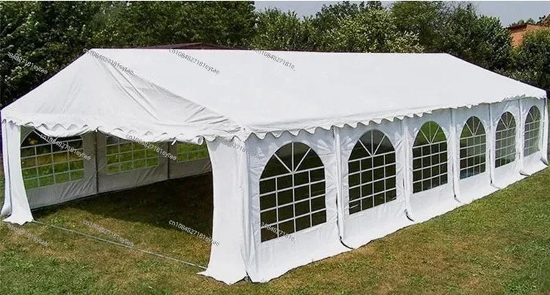 Upgraded Galvanized Heavy Duty PVC Party Tent Canopy Shelter with Removable Window Walls PVC Wedding Tent