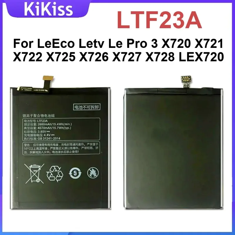 

High Capacity For LeEco Letv Le Pro 3 Pro3 X720 X721 X722 X725 X726 X727 X728 LEX720 LEX727 LEX728 LTF23A Mobile Phone Battery