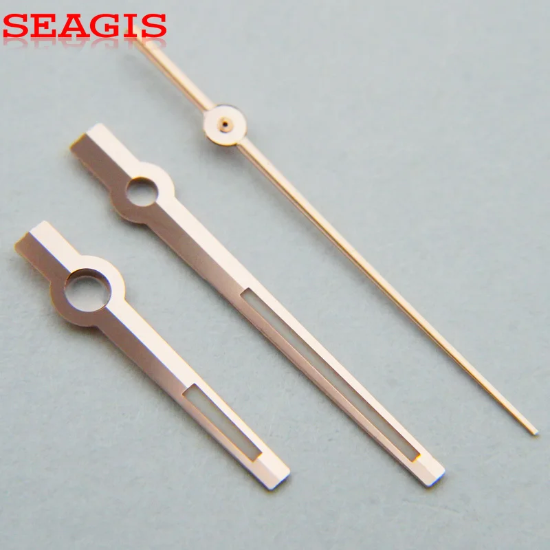 SEAGIS D Just Hands Silver Gold Rosegold Watch Hands Lume Watch Needles Fit 3135/3235 Movement Watch pointers