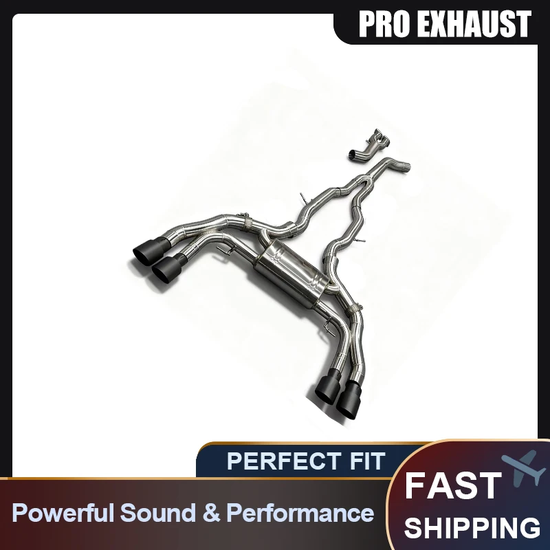 

PRO Modified Mid-Rear Section Smart Valve-Controlled Stainless Steel Mirror Polished Exhaust System for BMW X3M X4M (F97 F98)