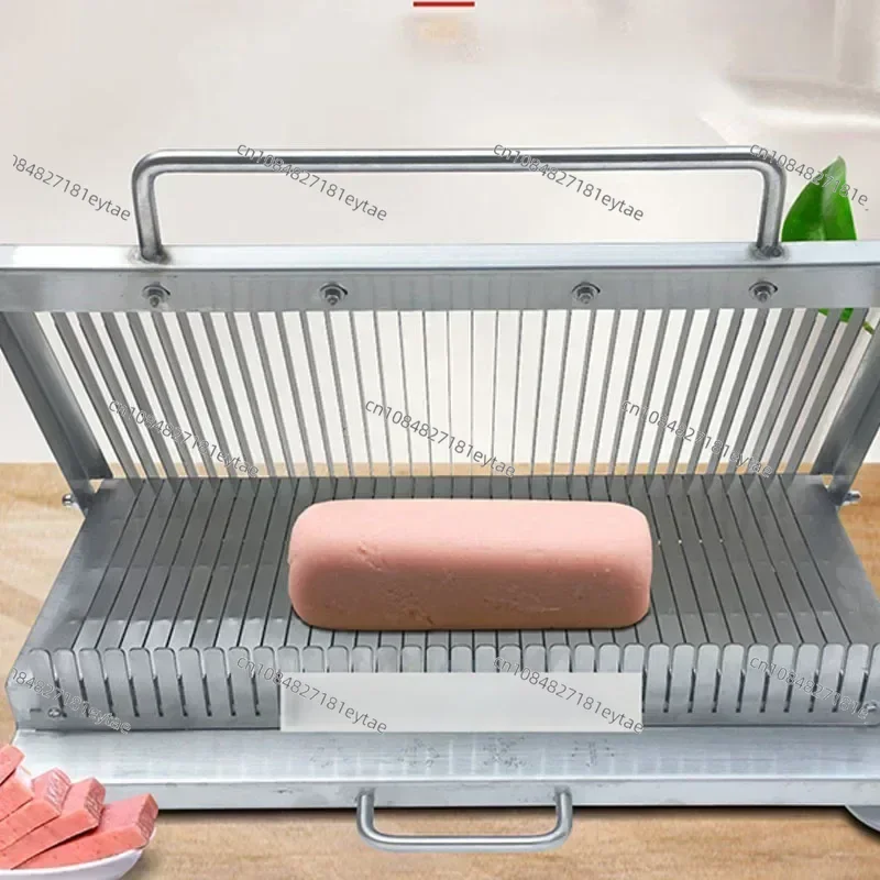 220V Commercial Slicer for Duck Blood Tofu Ham Sausage Hot Pot Restaurant Slicing Machine