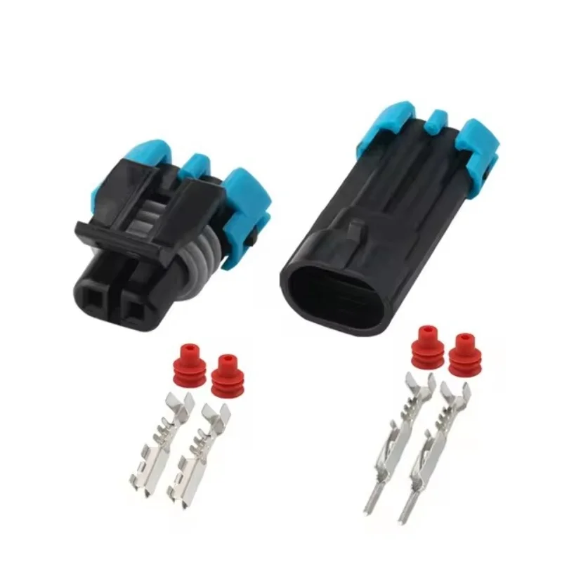 10sets Dj7024-1.5-11/21 temperature sensor plug 2p 12162000 12052641 Suitable for car headlights and fog lamp plugs