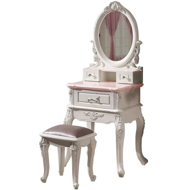 Dresser Small 40/45/50/60cm Home Girls Bedroom Mini NarrowPrincess Powder Makeup Table