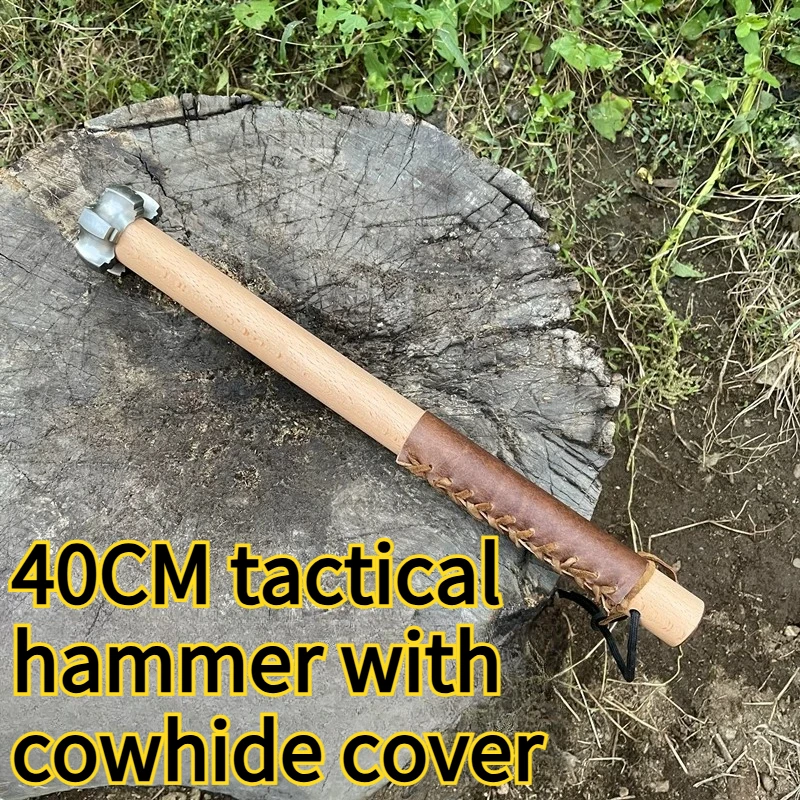 Outdoor Bearing Steel Martial Arts Hammer High Hardness Self-defense Vehicle Emergency Safety Tactical Hammer