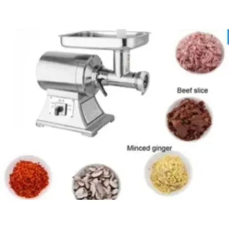 Stainless Steel Meat Grinder Machine 450W Commercial Home Use 150kg/H Sausage Stuffer Small Grinder For Restaurant Kitchen Home