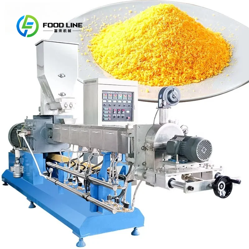 Customized Automatic Bread Crumb Production Line High Uniform Molding For Commercial Food Processing Plant