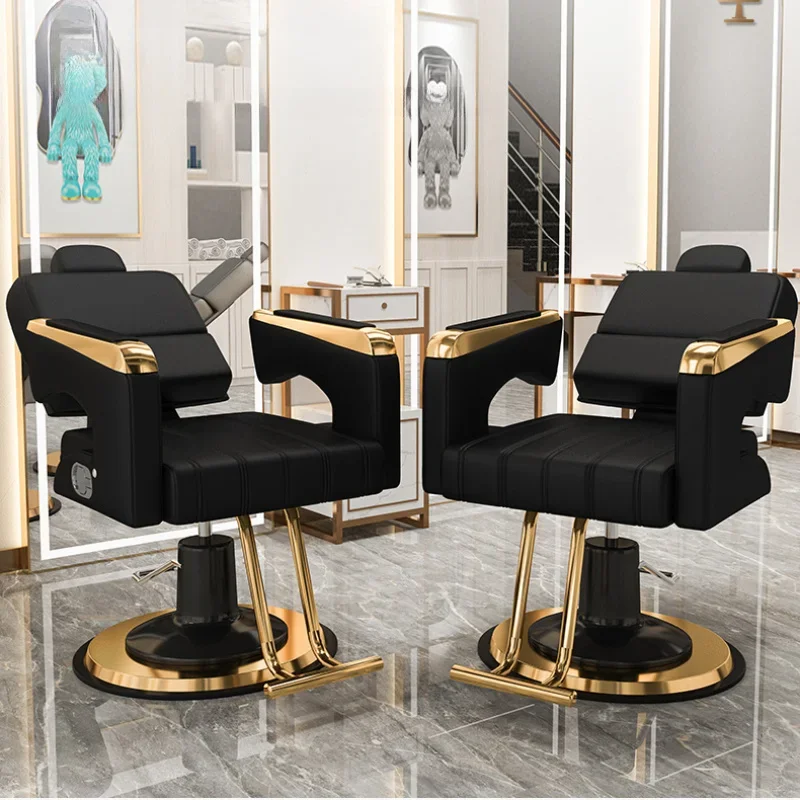 Hairdressing Swivel Barber Chairs Recliner Adjustable Hair Cutting Comfort Rolling Barber Chairs Spa Speciality Sillas Furniture