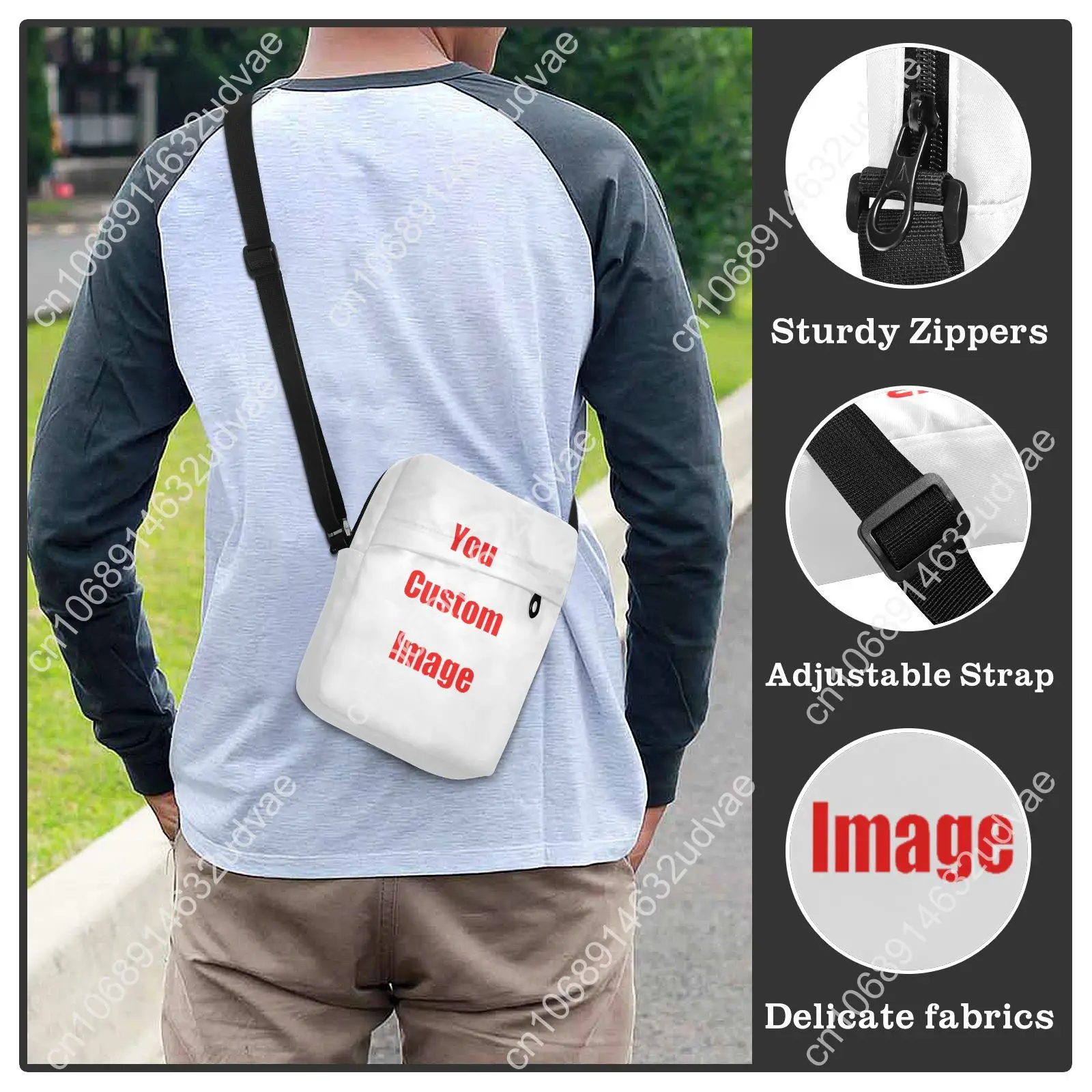 Men's Messenger Bag Fashion Small Polyester Casual Handbags Male CrossBody Shoulder Bags For Men Customized Purses And Handbags