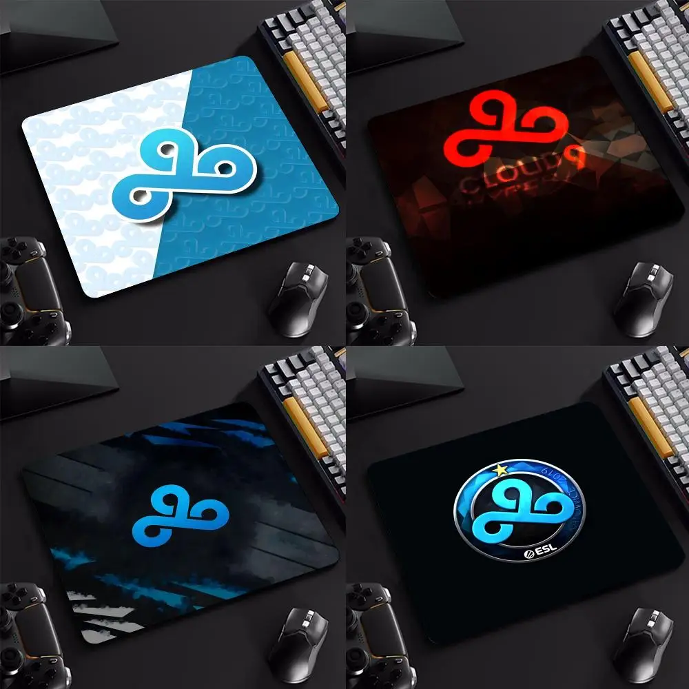 Cloud9 Mouse Pad Cartoon rubber Small mouse pad desktop computer office keyboard e-sports ROGs game
