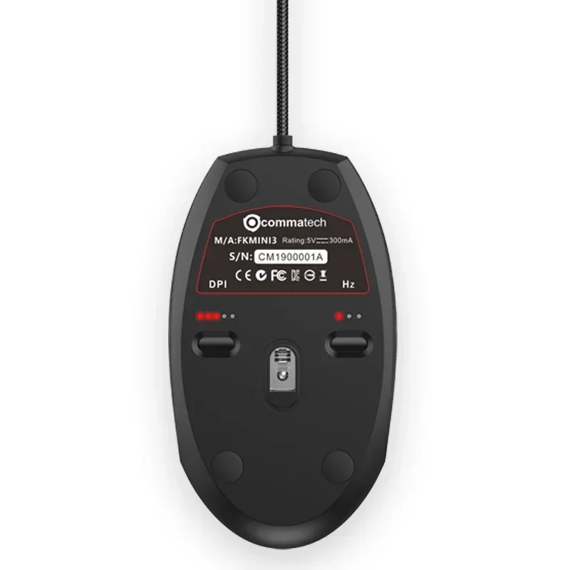 Imagem -05 - Mouse em Baseball com Fio 3360rts E-sports Backlight Ajustável Acessórios para pc Gamer Escritório Fkmini3-gaming