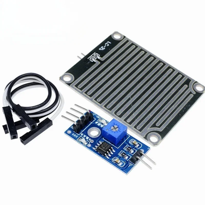 10PCS Snow/Raindrops Detection Sensor Module Rain Weather Module Humidity