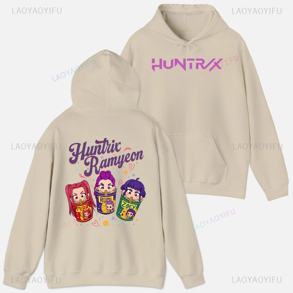 K-kpop Demon Hunters Funny Streetwear Printed Unisex Hoodie Clothes Tops Women Long Sleeve Graphic Sweatshirt Quality Clothing