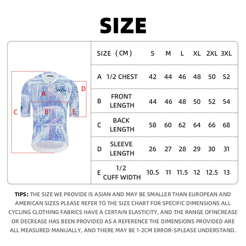 YKYWBIKE 2026 Herren Kurzarm-Radtrikot Schnelltrocknend Slim Fit Rutschfest Straßen-MTB-Bike Maillot Ciclismo Sommer-Radoberteil – Detail 1