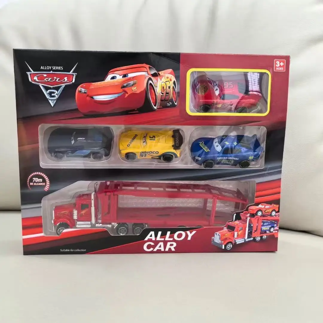 Disney Pixar Auto 3 Lightning Mcqueen Oom Truck Jackson Storm 1:55 Diecast Pvc Auto Model Pak Speelgoed Kinderen Jongen Festival Kid Gift