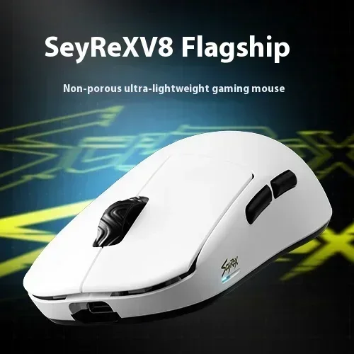 Ready-Stock Scyrox V8 Mouse 8k Return Paw3950 Dual Mode Wireless E-Sports Mouse Ergonomics 36g E-Sports Mice Pc Gamer Accessory