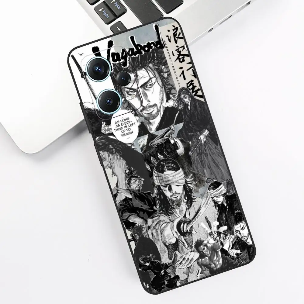 V_vagabond 휴대폰 케이스, 레드미 노트 13 프로 플러스 12 11 A3X A1 A2 13C 12C 블랙 커버