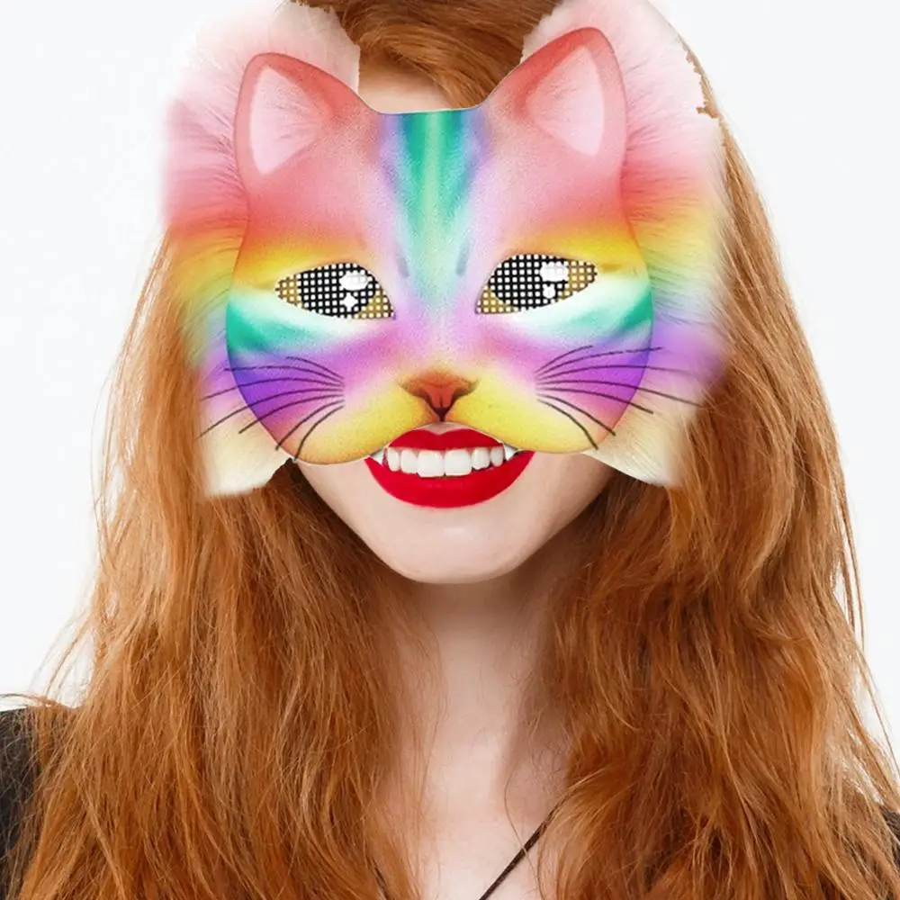 Cats Foxes Mask Wit…