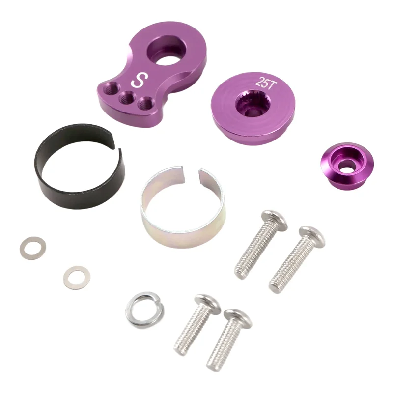 DELAM-Metal 25T Adjustable Servo Saver Arm Horn For TRX-4 Axial SCX10 1/10 RC Cars Helicopter Model Boat Upgrade Parts