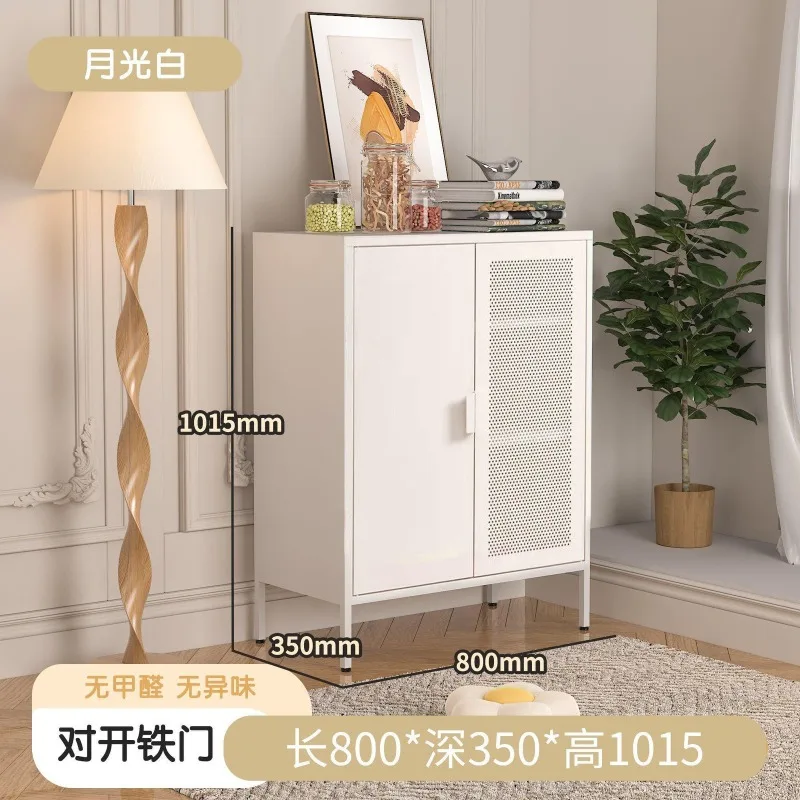 For Household Wrought Iron Tea Cabinet, Multi-functional Storage Locker, Dining Side Cabinet 800 * 350 * 1015mm