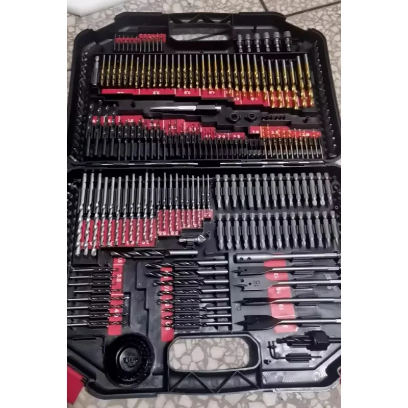 246 Hard Ca-Se Packaging OEM Car Repair Woodworking T-Ools Wrench Ratchet Socket Set Manual Tools Car Drill Bit T-Ool Set