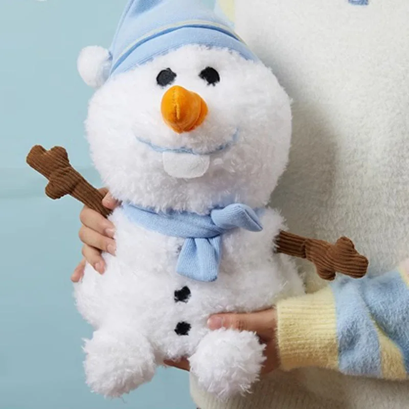 MINISO Disney Frozen Olaf bambola seduta carino morbido cuscino desktop camera ornamento decorativo peluche di Natale per bambini regalo divertente