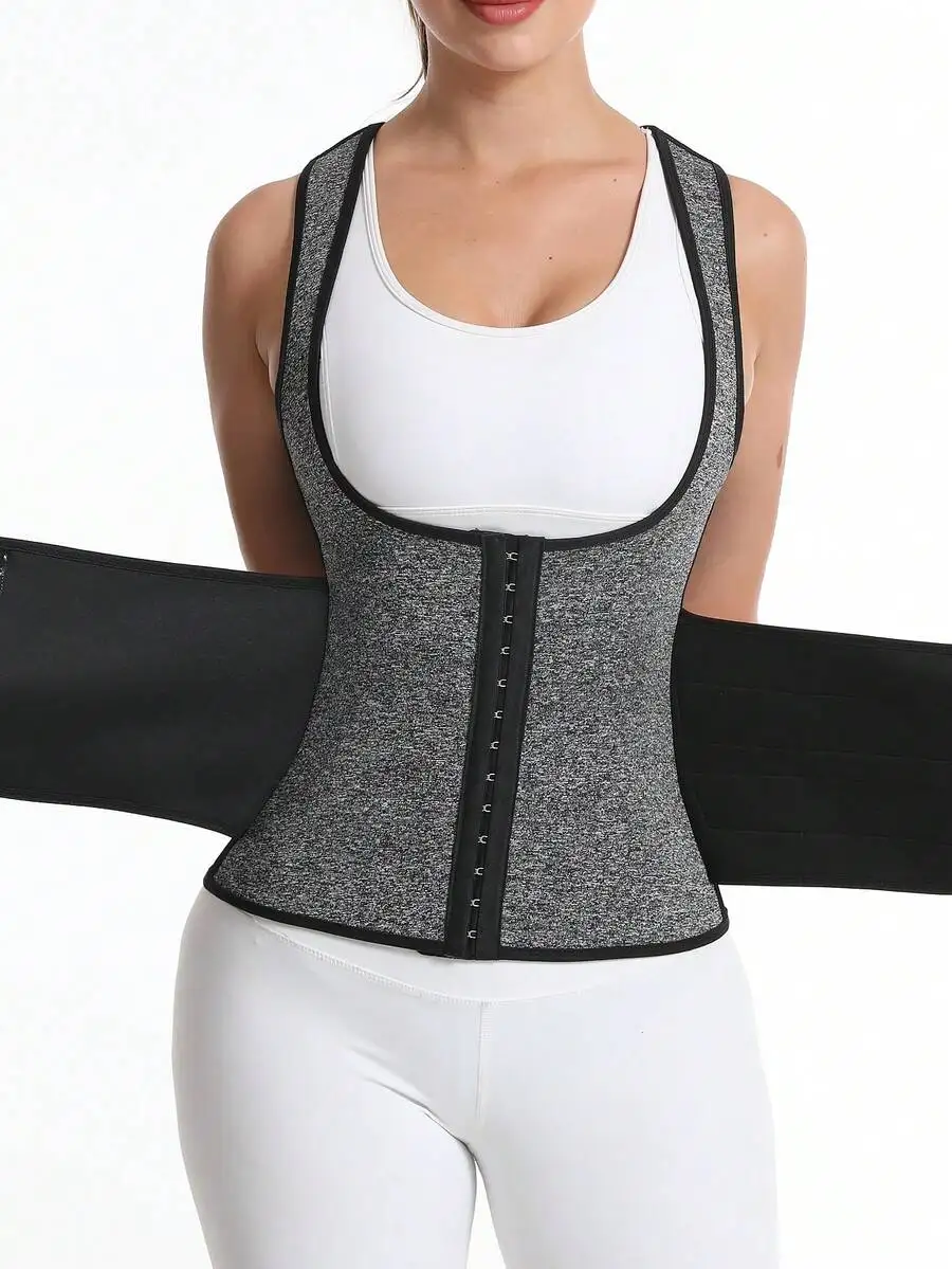 1pc Waist Belt Fastener Neoprene Rubber Fastener Vest Shapewear Tight Bust Shaper Postpartum Body Shaper Thick Waist Cincher