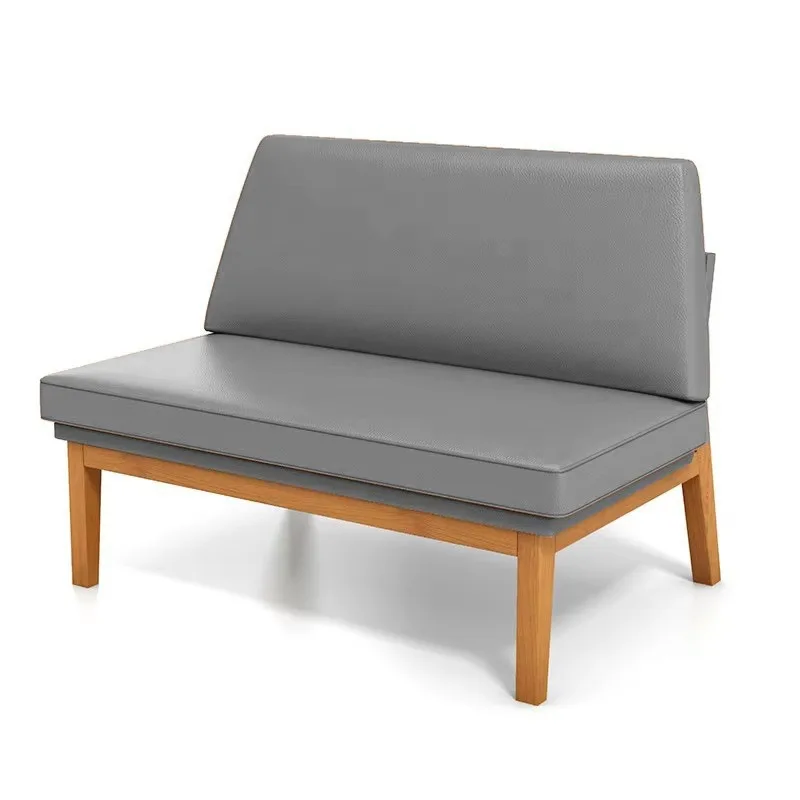 DSA  light luxury solid wood negotiation coffee shop card seat sofa coffee shop commercial table and chair combination set