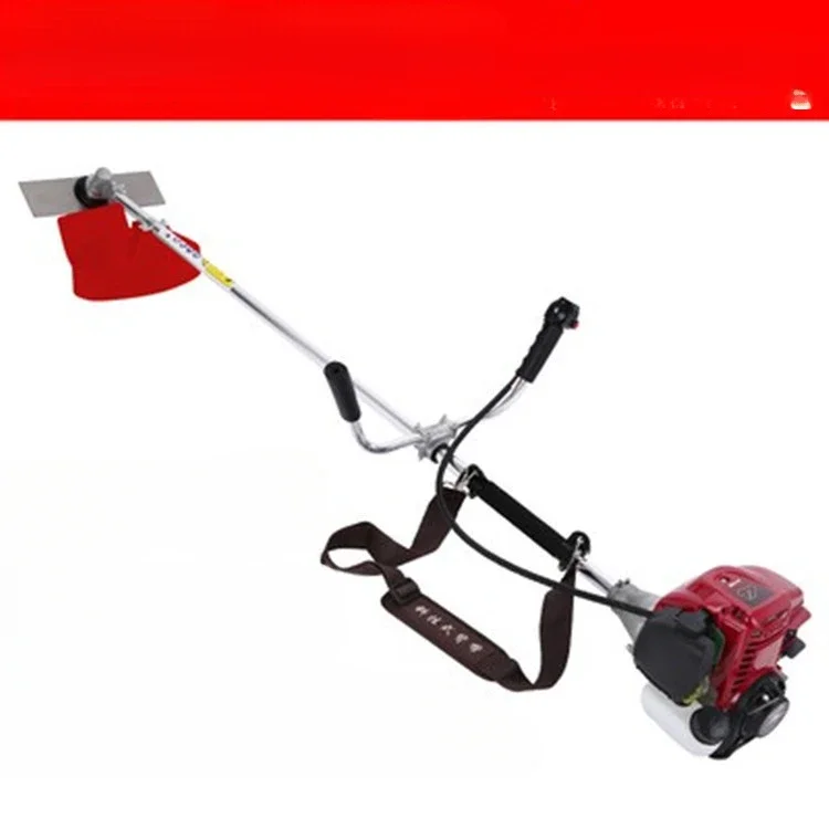 

Gasoline lawn mower four-stroke backpack 140 brush cutter lawn loosening and mowing multi-functional household