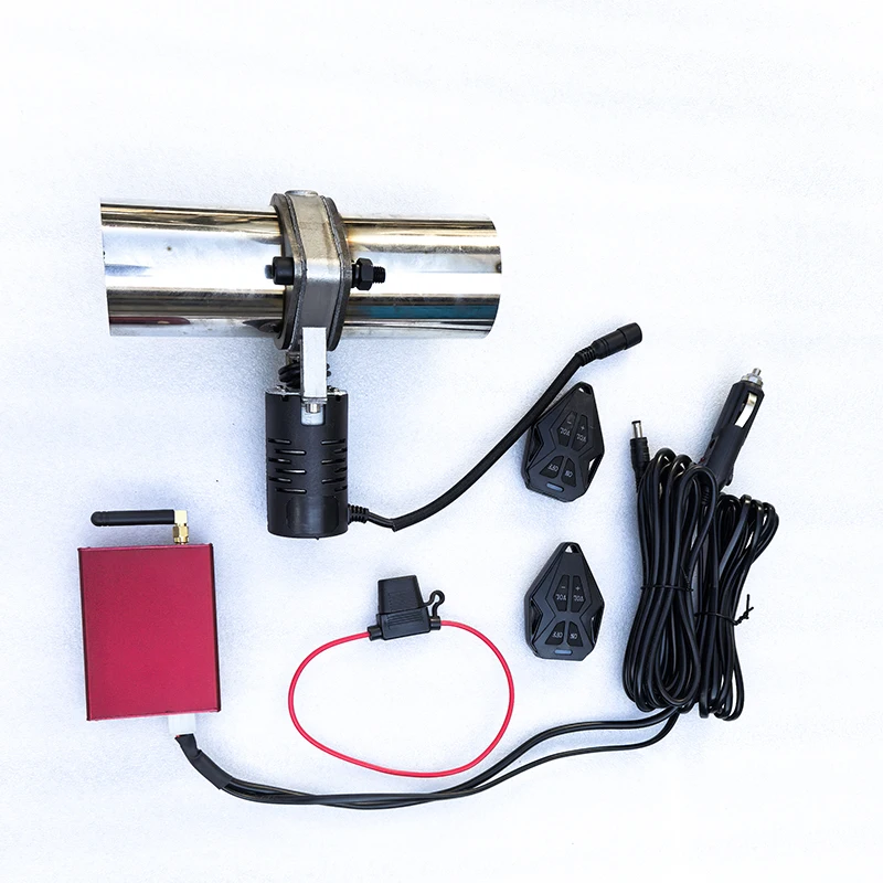 

Active Exhaust Flap Cutout Valve Muffler Bypass Valve Motorized Performance Remote Control Car Sound Management Universal Kit