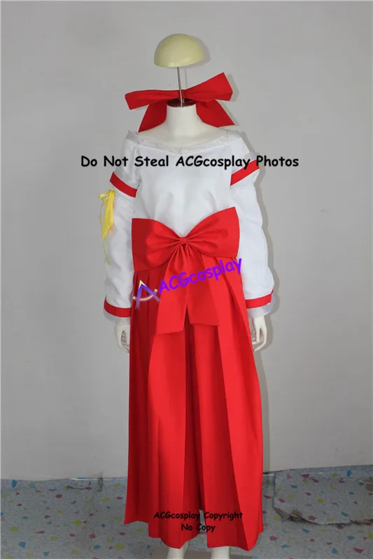 

Kannazuki no Miko Himeko Kurusugawa Cosplay Costume acgcosplay include headdress