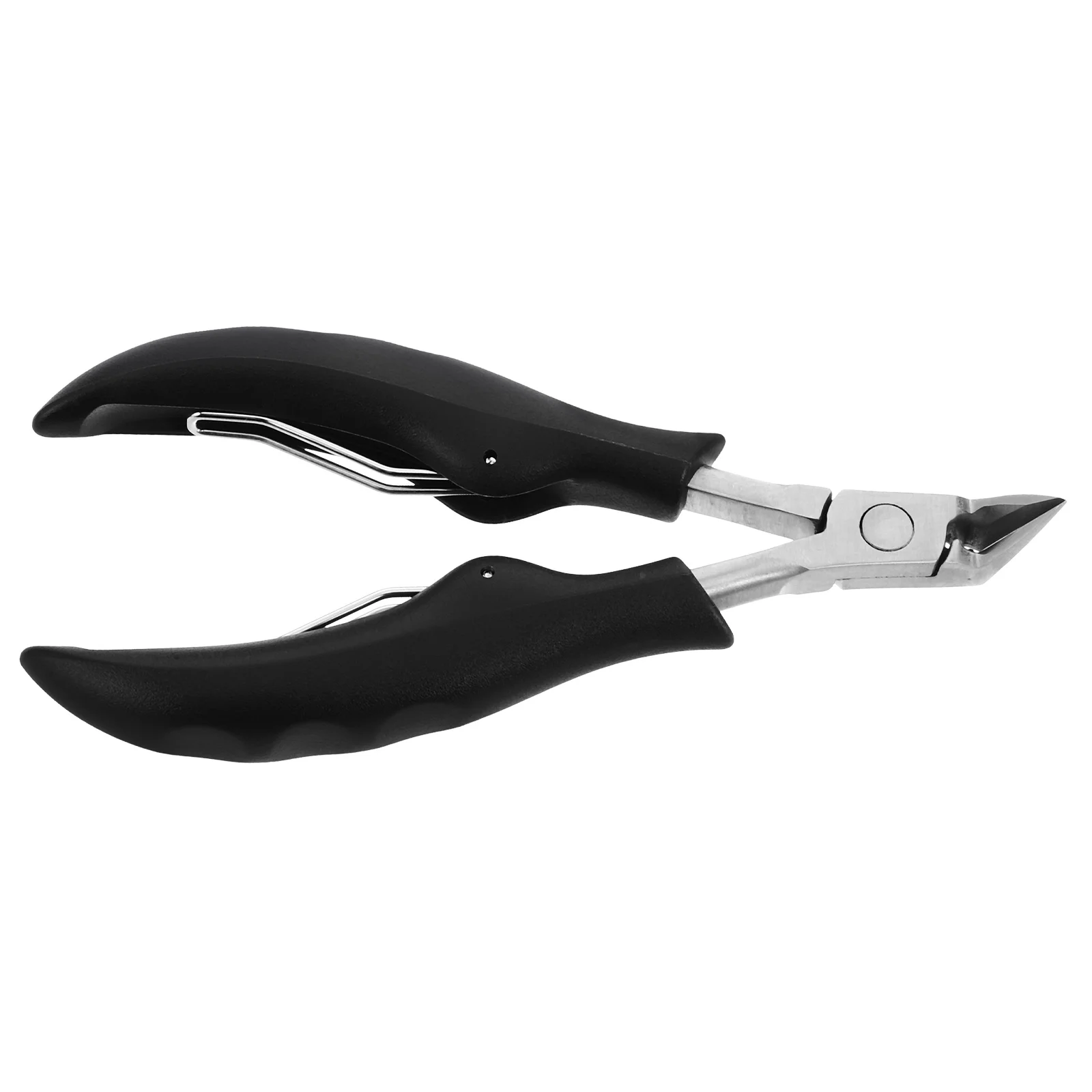 

Машинка для стрижки ногтей из нержавеющей стали, плоскогубцы с орлиным клювом для толстых ногтей, инструмент для удаления кутикулы, нескользящая ручка, триммер для маникюра