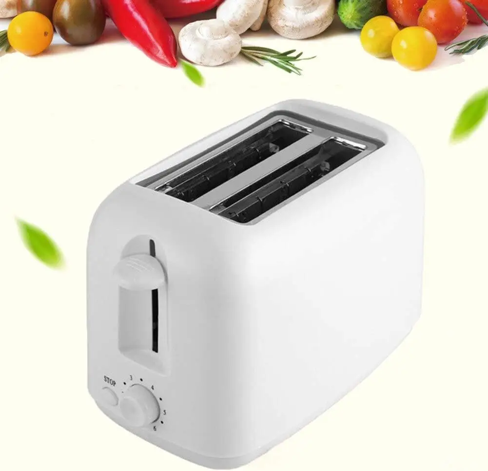 صانع الوافل الصغير، محمصة أوتوماتيكية 650 وات، صانع ساندويتش الإفطار بشريحتين، أداة طبخ الخبز، محمصة خبز سريعة التسخين