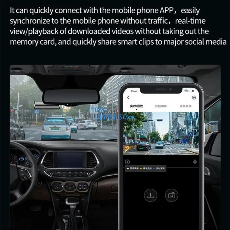 

U13C Dash-Cam High-Definition Wide DVR Car Driving Recorder Camera