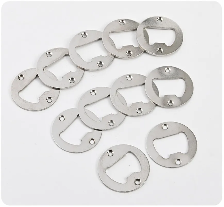2000Pcs/Lot Wholesale High Quality DIY Metal Round Parts Insert Opener Beer Bottle Opener Accessories  ni669