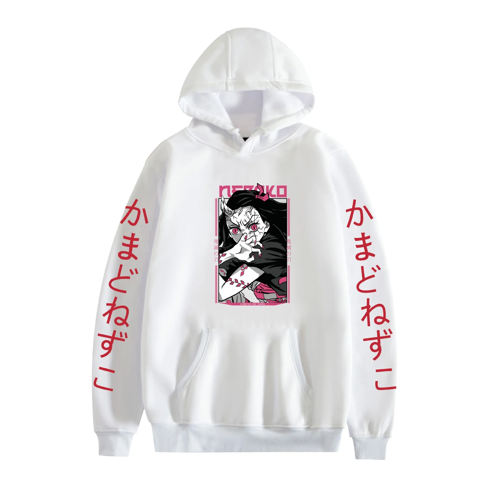 Anime Demon Slayer Character Leisure Life Women's Clothing Hoodies Street Trend Fashion Matching Sports Style Creative Fun