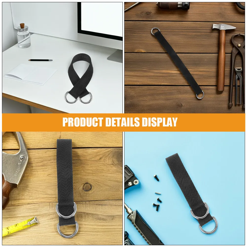 8Pcs Pull Up Connection Straps Fabric Stainless Steel Heavy Duty Exercise Bands Workout Resistance Bands Portable Fitness Straps