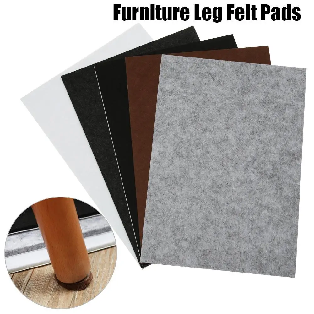 3/5mm Thickening Home Chair Fittings Self-Adhesive Table Sofa Floor Protector Anti Noisy Anti-slip Mat Furniture Leg Felt Pads