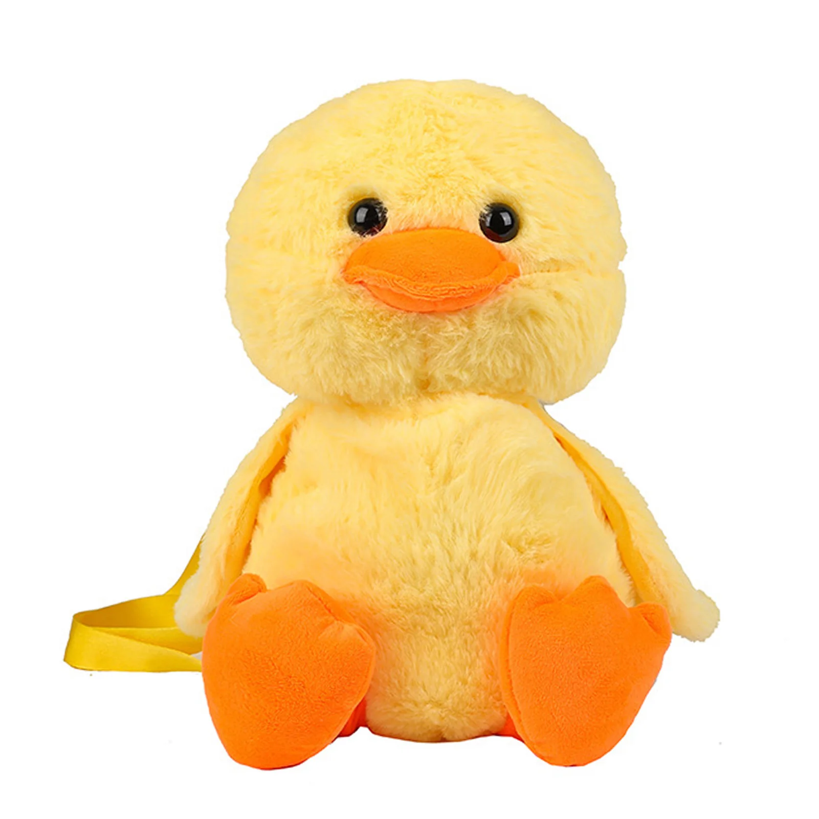 Sac à dos en peluche de canard jaune, sac à main doux Kawaii, sac à main flou, cadeau de Noël pour la journée des enfants