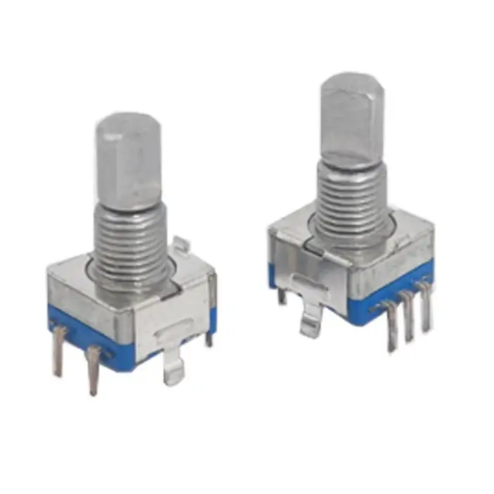【5PCS】EC11 Audio Encoder 20 Position Rotary Encoder Code Switch 5Pin Plug-in Type 15MM 20MM Half