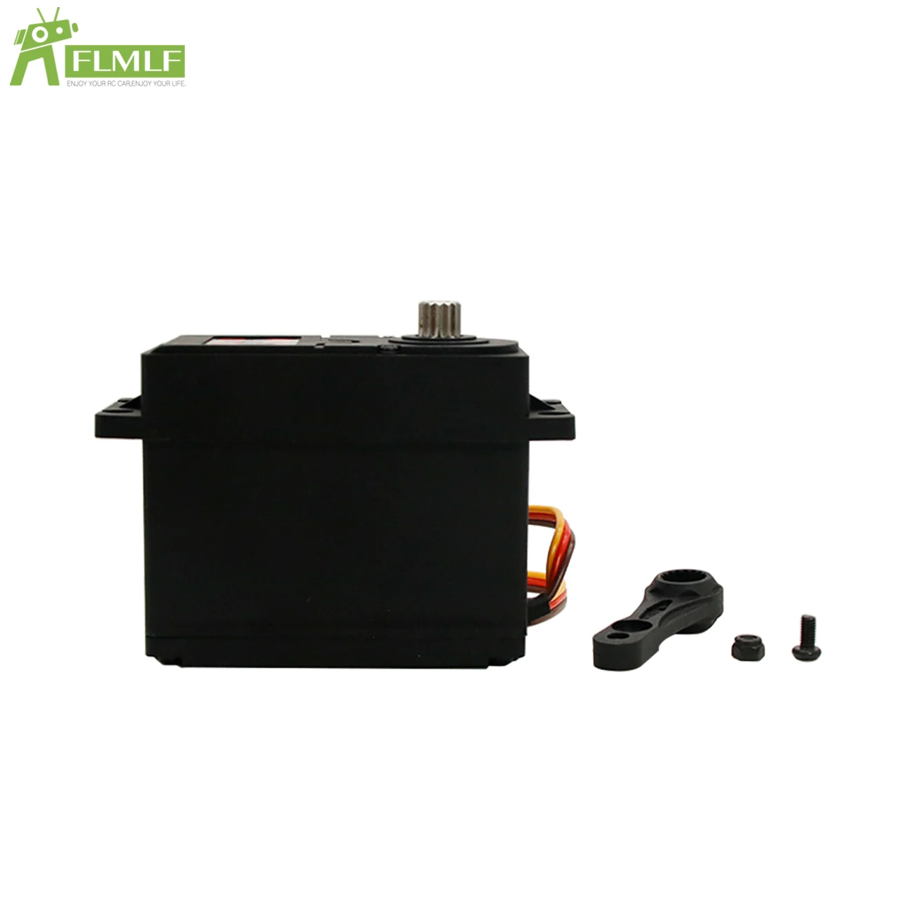 60kg 메탈 기어 플라스틱 쉘 1/5 HPI ROFUN BAHA ROVAN KM BAJA LOSI Rc 부품 용 양면 서보 암 15T/17T가있는 대형 서보