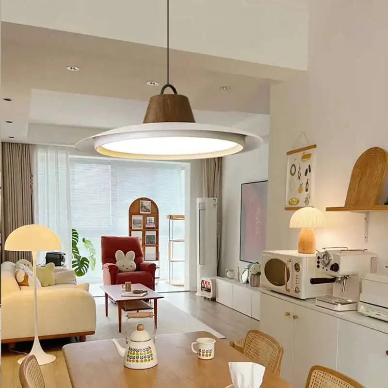 Современный белый подвесной светильник для дома, простая стильная люстра, подвесные светильники для спальни, гостиной, ресторана, дизайнерское освещение