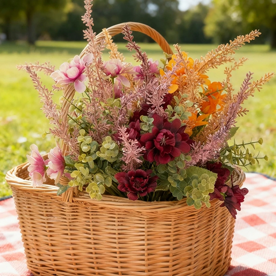 

Silk Artificial Flowers Chrysanthemum Wedding Home Room Reception Table Decor Ornaments Bridal Bouquets Vases Celebrations Gifts