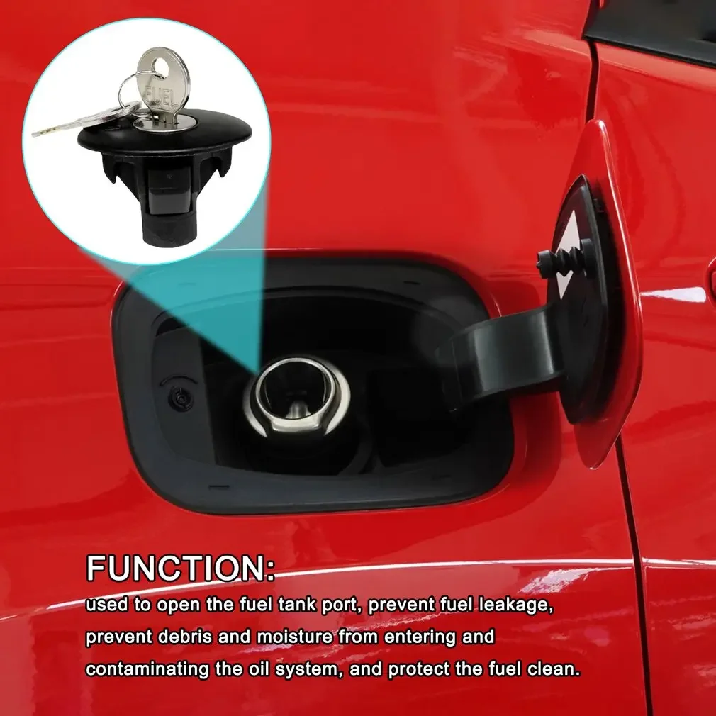 1pc for Ford 8U5Z9C268B 8U5Z-9C268-B 10524 Locking Gas Fuel Tank Plug Cover Cap with/ 2 Keys for Ford Edge Escape