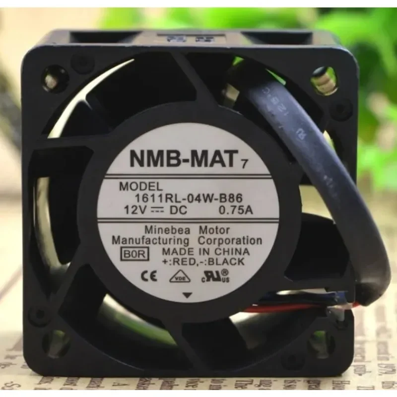 New Cooler Fan for NMB 1611RL-04W-B86 12V 0.75A High Speed Violent Server Fan 4028 4CM 40*40*28mm