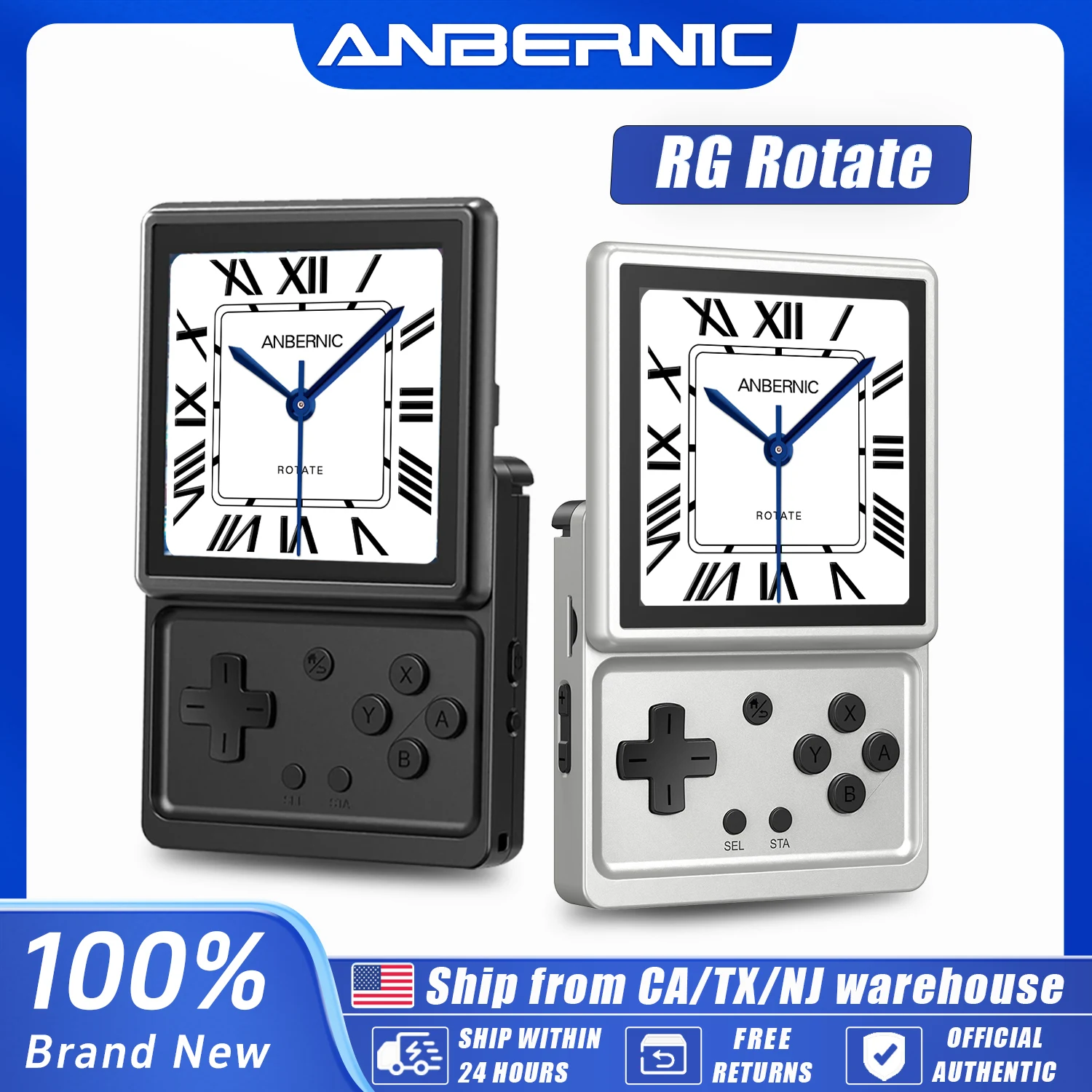 Gaming Console 5 Year Old - Anbernic RG Rotate Retro El Oyun