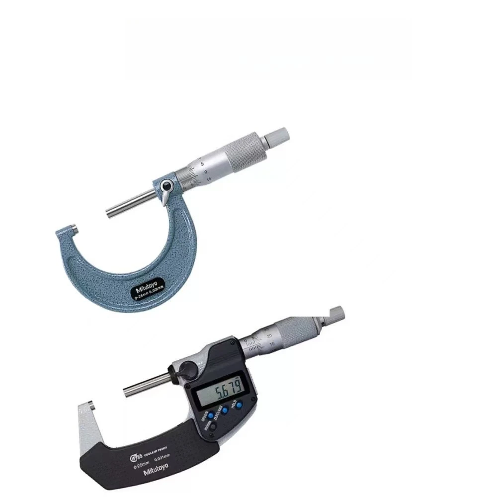 NEW Mitutoyo CNC Outside Micrometers 0-25 25-50 50-75mm Accuracy 0.01mm Metalworking Measuring Gauging Tools Measurement